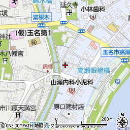 熊本県玉名市高瀬453周辺の地図