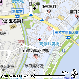 熊本県玉名市高瀬865周辺の地図