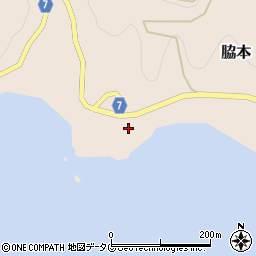 愛媛県南宇和郡愛南町脇本739周辺の地図