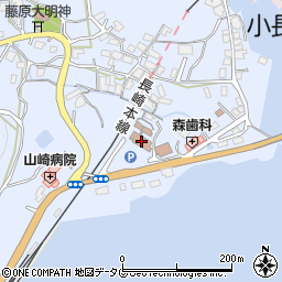 諫早市小長井支所周辺の地図