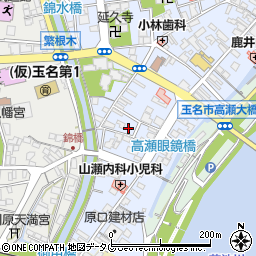 熊本県玉名市高瀬479周辺の地図