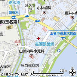 熊本県玉名市高瀬468周辺の地図