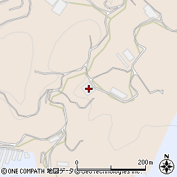 長崎県長崎市琴海形上町38周辺の地図