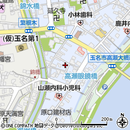 熊本県玉名市高瀬501周辺の地図