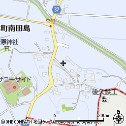 熊本県菊池市泗水町南田島703周辺の地図