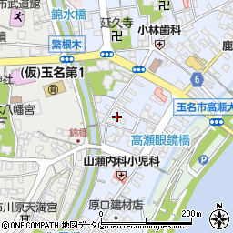 熊本県玉名市高瀬482周辺の地図