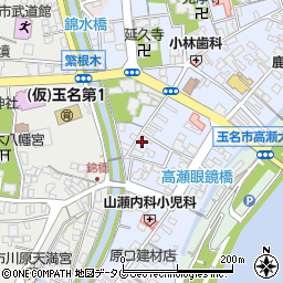 熊本県玉名市高瀬488周辺の地図