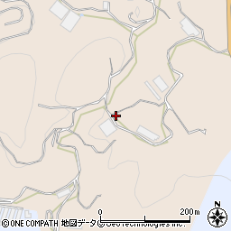 長崎県長崎市琴海形上町37周辺の地図