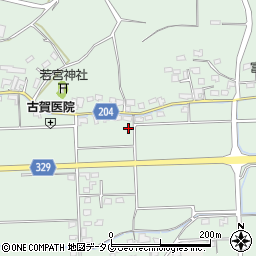 熊本県菊池市泗水町吉富1465周辺の地図