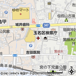 熊本県玉名市亀甲103周辺の地図
