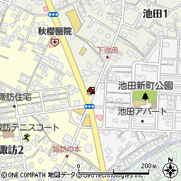 ａｐｏｌｌｏｓｔａｔｉｏｎ大村インターＳＳ周辺の地図