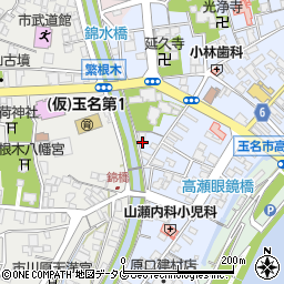 熊本県玉名市高瀬439周辺の地図