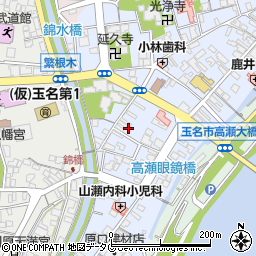 熊本県玉名市高瀬494周辺の地図