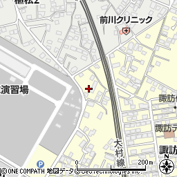 長崎県大村市諏訪3丁目471-1周辺の地図