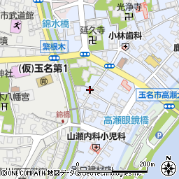 熊本県玉名市高瀬437周辺の地図