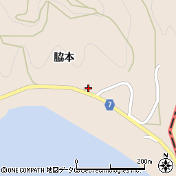 愛媛県南宇和郡愛南町脇本693周辺の地図