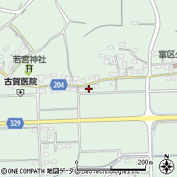 熊本県菊池市泗水町吉富1473周辺の地図