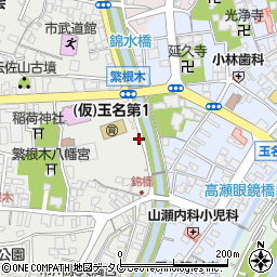 熊本県玉名市繁根木160周辺の地図