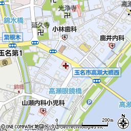 熊本県玉名市高瀬508周辺の地図