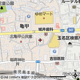 熊本県玉名市亀甲146周辺の地図
