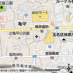 熊本県玉名市亀甲146周辺の地図