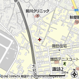 長崎県大村市諏訪2丁目505-2周辺の地図