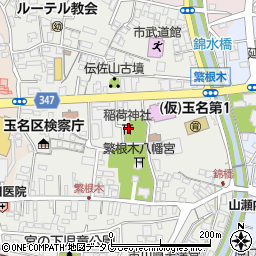 熊本県玉名市繁根木73周辺の地図