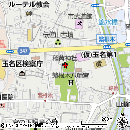 熊本県玉名市繁根木73-1周辺の地図