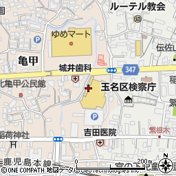 熊本県玉名市亀甲110周辺の地図