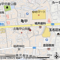 熊本県玉名市亀甲149周辺の地図