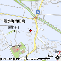 熊本県菊池市泗水町南田島532周辺の地図