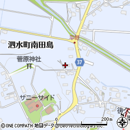 熊本県菊池市泗水町南田島532周辺の地図