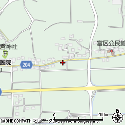 熊本県菊池市泗水町吉富1485周辺の地図