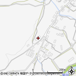 熊本県阿蘇市的石258周辺の地図