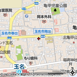 株式会社お菓子の香梅　玉名店周辺の地図