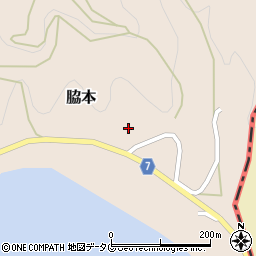 愛媛県南宇和郡愛南町脇本690周辺の地図