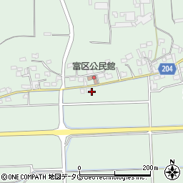 熊本県菊池市泗水町吉富1511周辺の地図