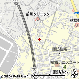 長崎県大村市諏訪2丁目505-6周辺の地図