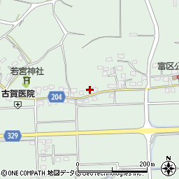 熊本県菊池市泗水町吉富1928周辺の地図
