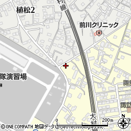長崎県大村市諏訪3丁目473-16周辺の地図