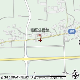 熊本県菊池市泗水町吉富1519周辺の地図