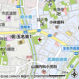 熊本県玉名市高瀬429周辺の地図