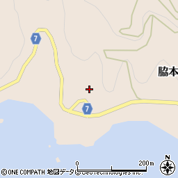 愛媛県南宇和郡愛南町脇本718周辺の地図