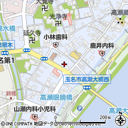 熊本県玉名市高瀬269周辺の地図