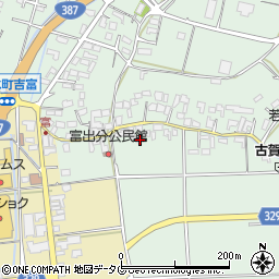 熊本県菊池市泗水町吉富1742周辺の地図