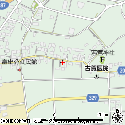 熊本県菊池市泗水町吉富1731周辺の地図