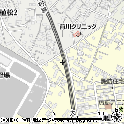 長崎県大村市諏訪3丁目484-2周辺の地図