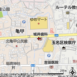 熊本県玉名市亀甲140周辺の地図