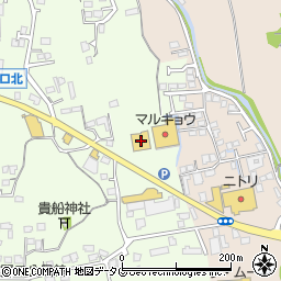 ダイソー熊本玉名岱明店周辺の地図