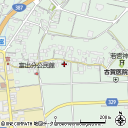熊本県菊池市泗水町吉富1735周辺の地図